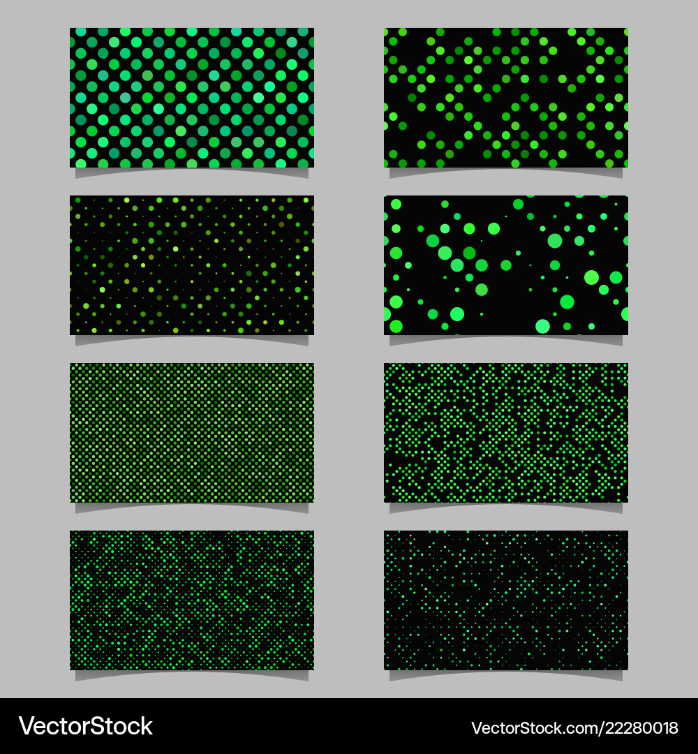 Abstract circle pattern mosaic card background vector image