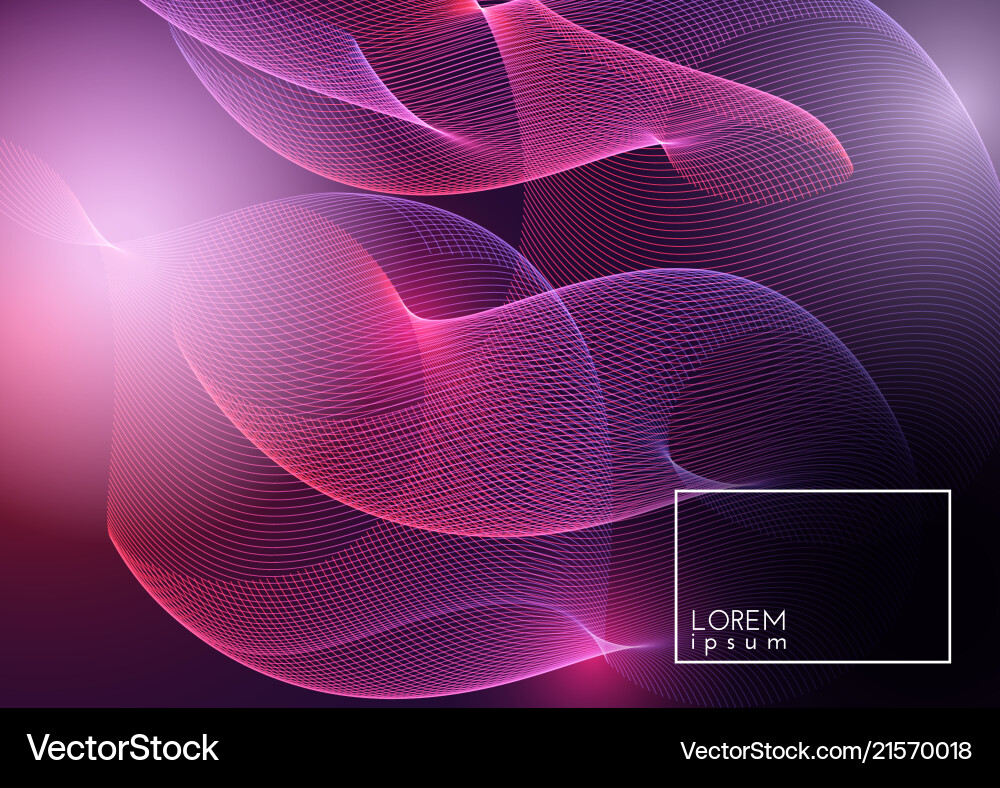 Abstract flow background vector image