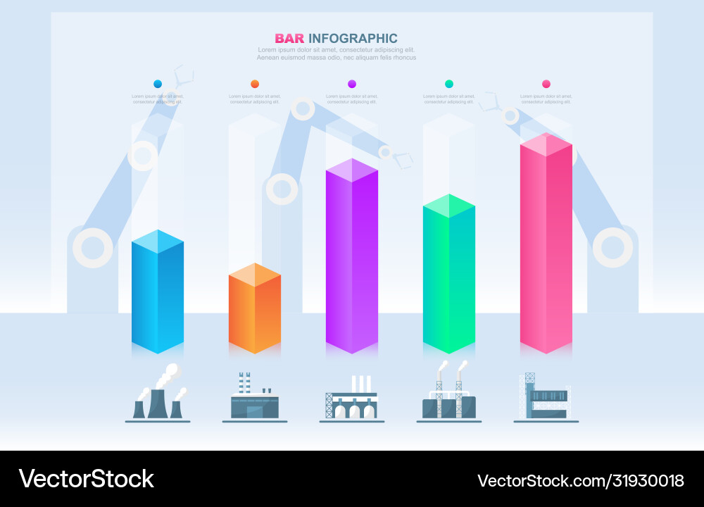 Bar chart graph diagram financial analytics Bar chart graph diagram financial analytics vector image