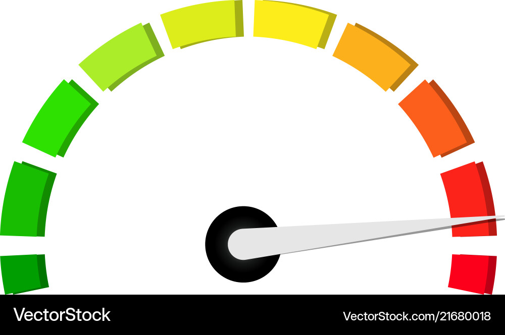 Benchmark level measure scale meter vector image