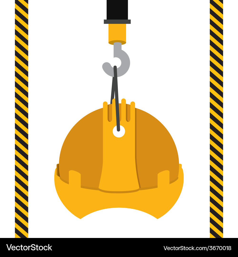 Construction design over white background vector image