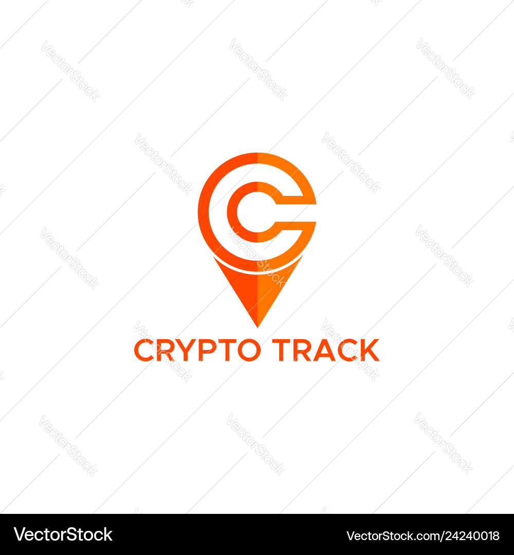 Crypto track logo (24240018) – Royalty-Free Vector | VectorStock