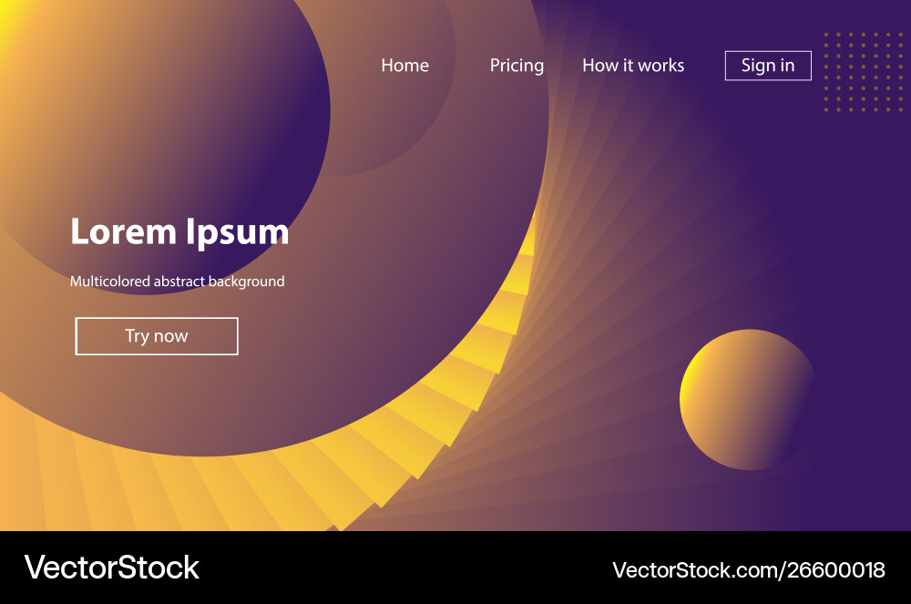 Fluid Color Gradient Background vector image