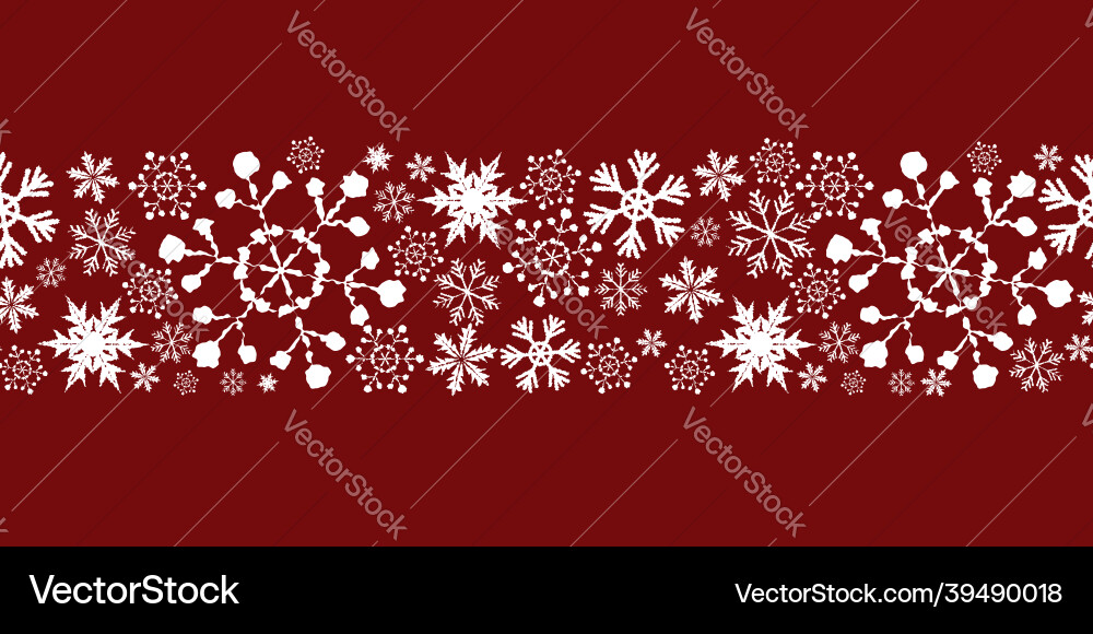 Seamless pattern background with christmas design vector image