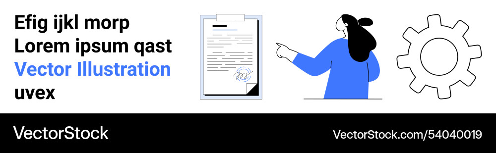 Business document management and workflow Business document management and workflow vector image