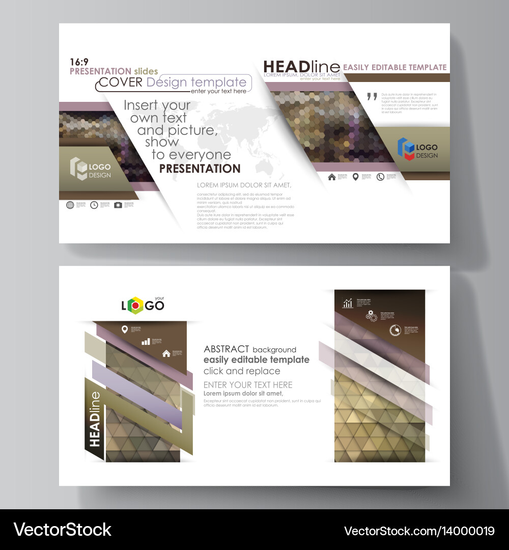 Business Templates im hd-Format zur Präsentation Business Templates im hd-Format zur Präsentation vektorbild