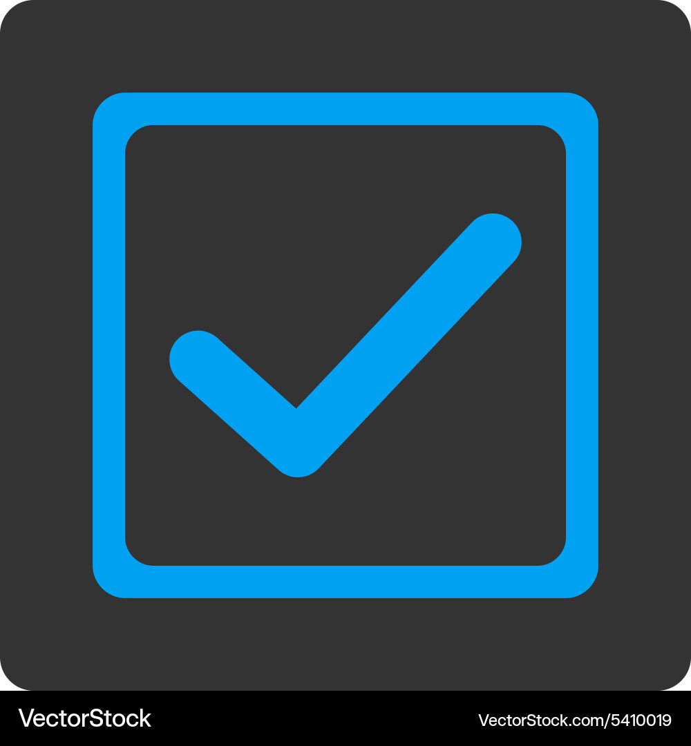 Checkbox icon Vector Image
