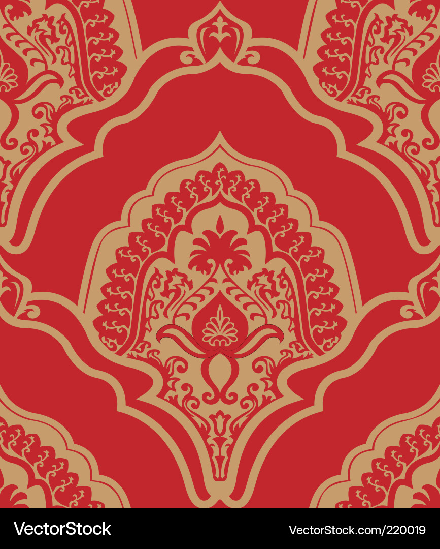 Elegant Damask Pattern vector image