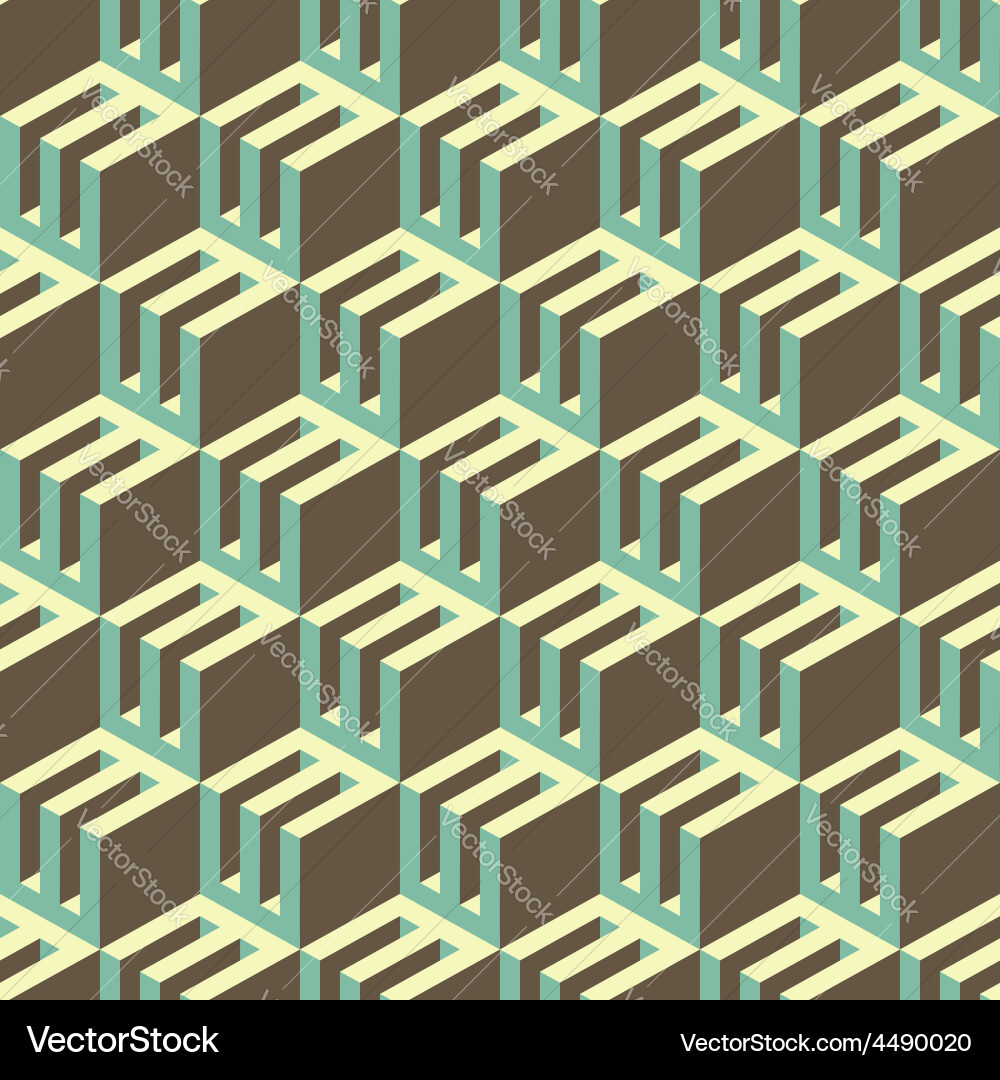 3d blocks structure background seamless geometric