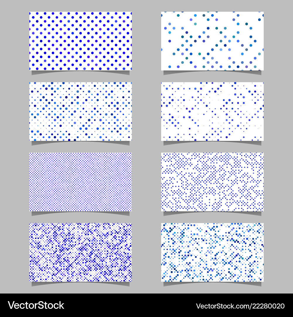 Abstract circle pattern mosaic card background vector image