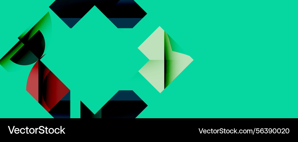 Abstract geometric shapes overlap creating Abstract geometric shapes overlap creating vector image