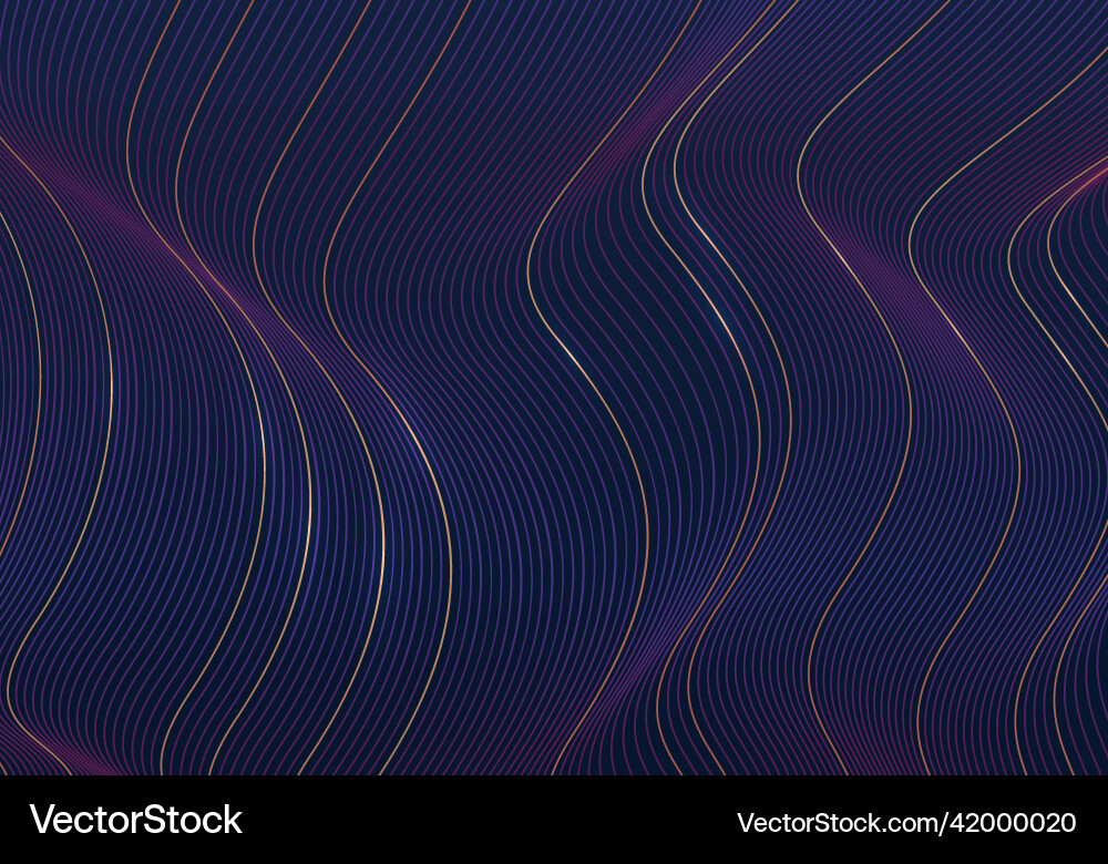 Abstract lines pattern design wavy tech template Abstract lines pattern design wavy tech template vector image