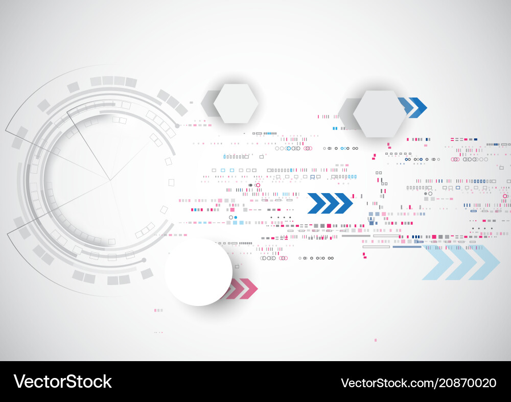Abstract Tech Background vector image