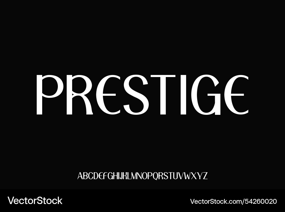 Display alphabet font design suitable Vector Image