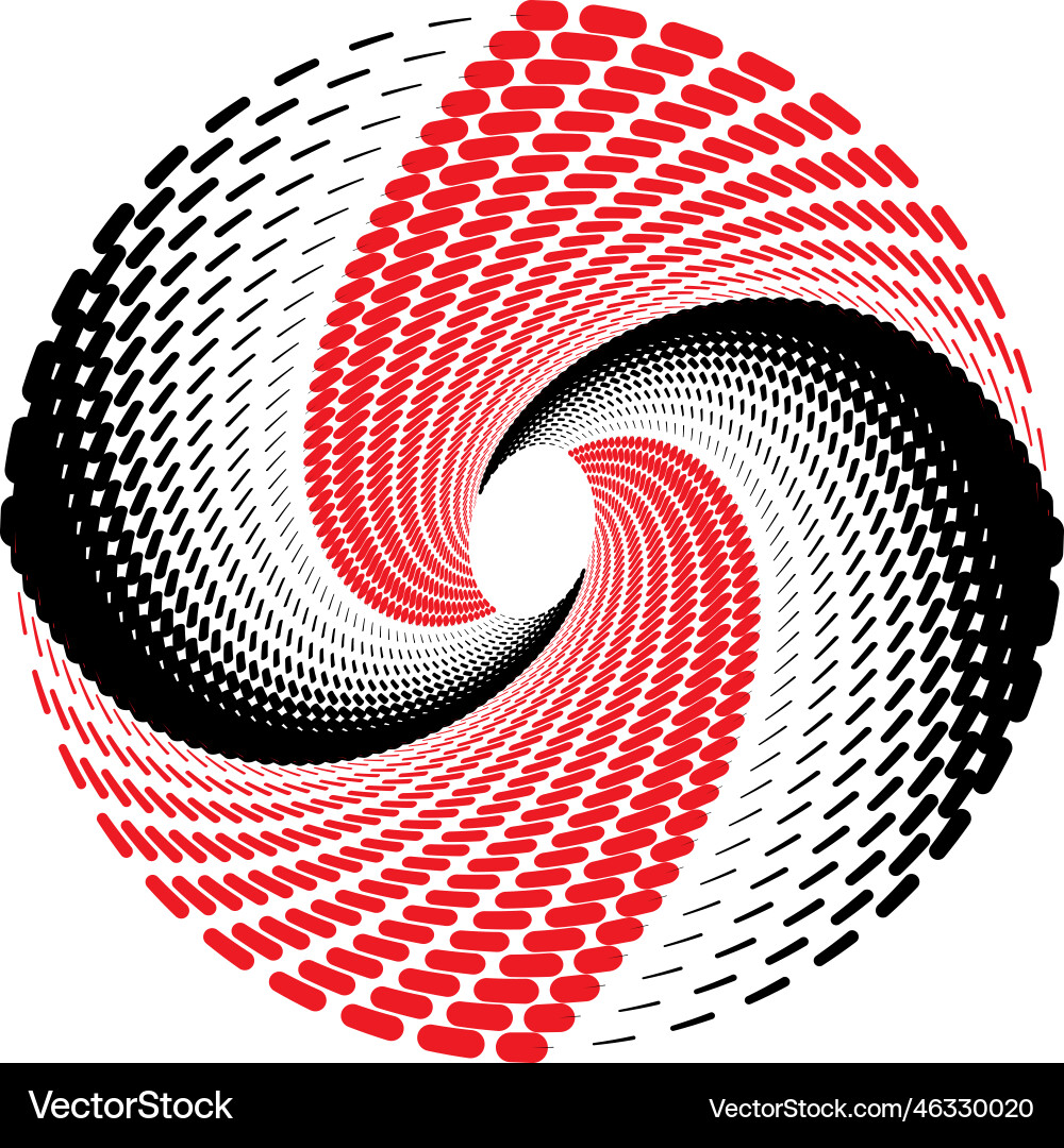 Dynamic abstract circle Vector Image