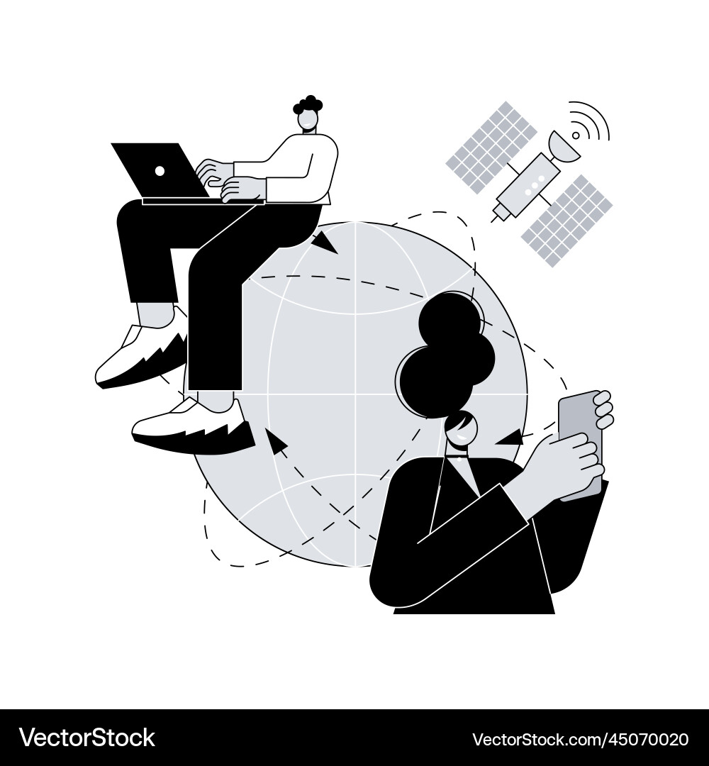 Global web connection abstract concept Global web connection abstract concept vector image
