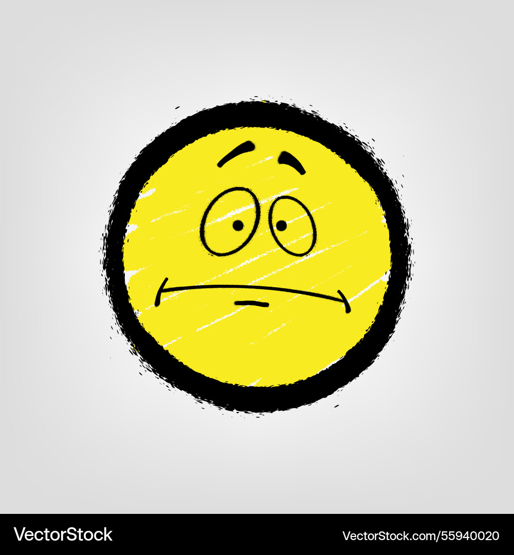 Graffiti emoticon smiling face painted spray Graffiti emoticon smiling face painted spray vector image