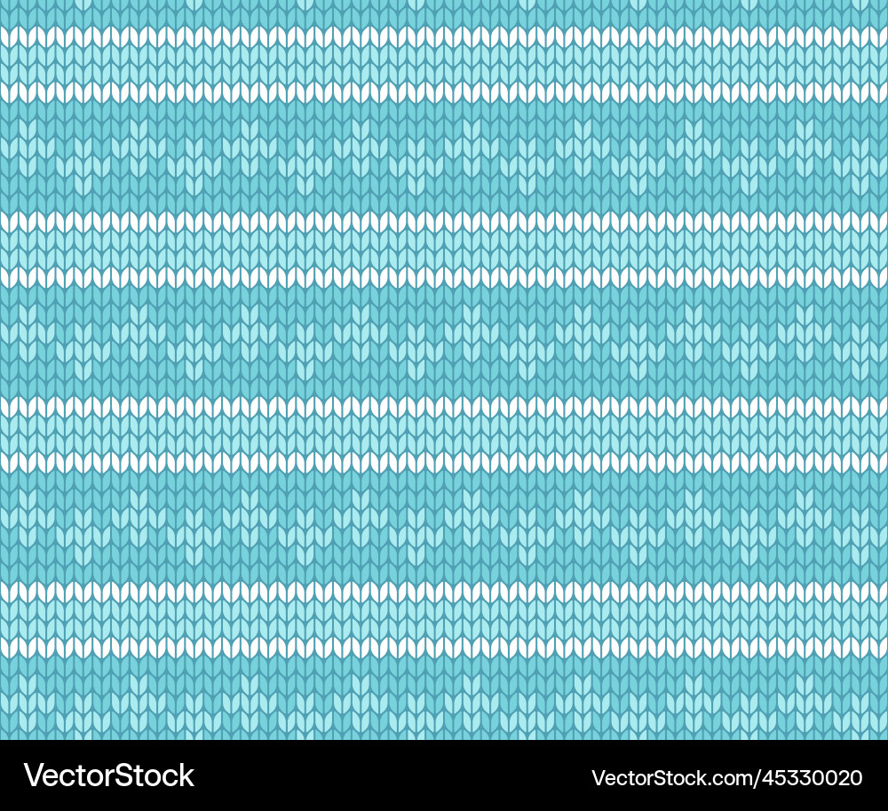 Knitted zigzag seamless pattern background vector image