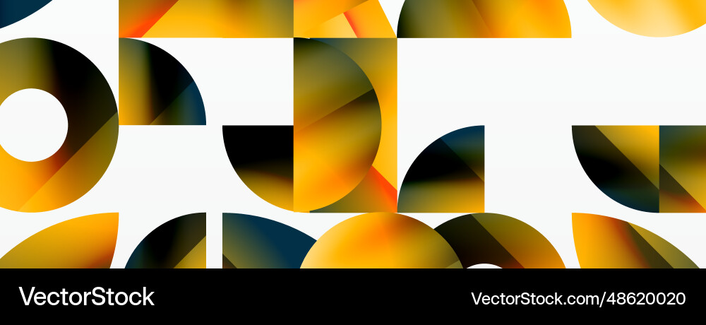 Triangle and circle minimalist composition simple Triangle and circle minimalist composition simple Vector Image