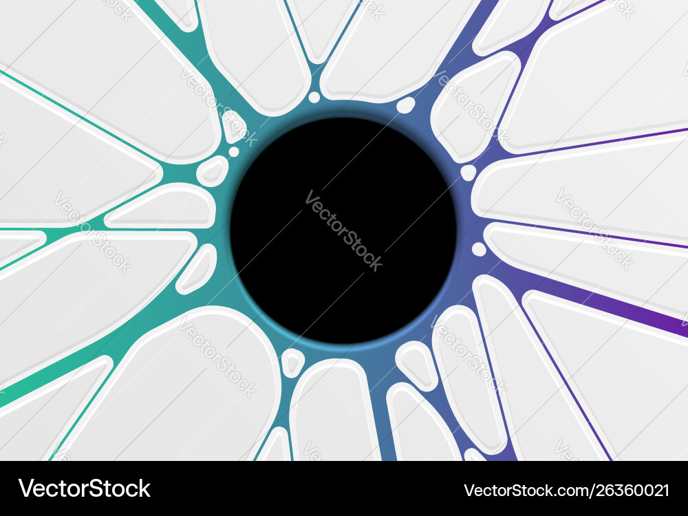 Abstract hole template with colorful pattern Abstract hole template with colorful pattern vector image