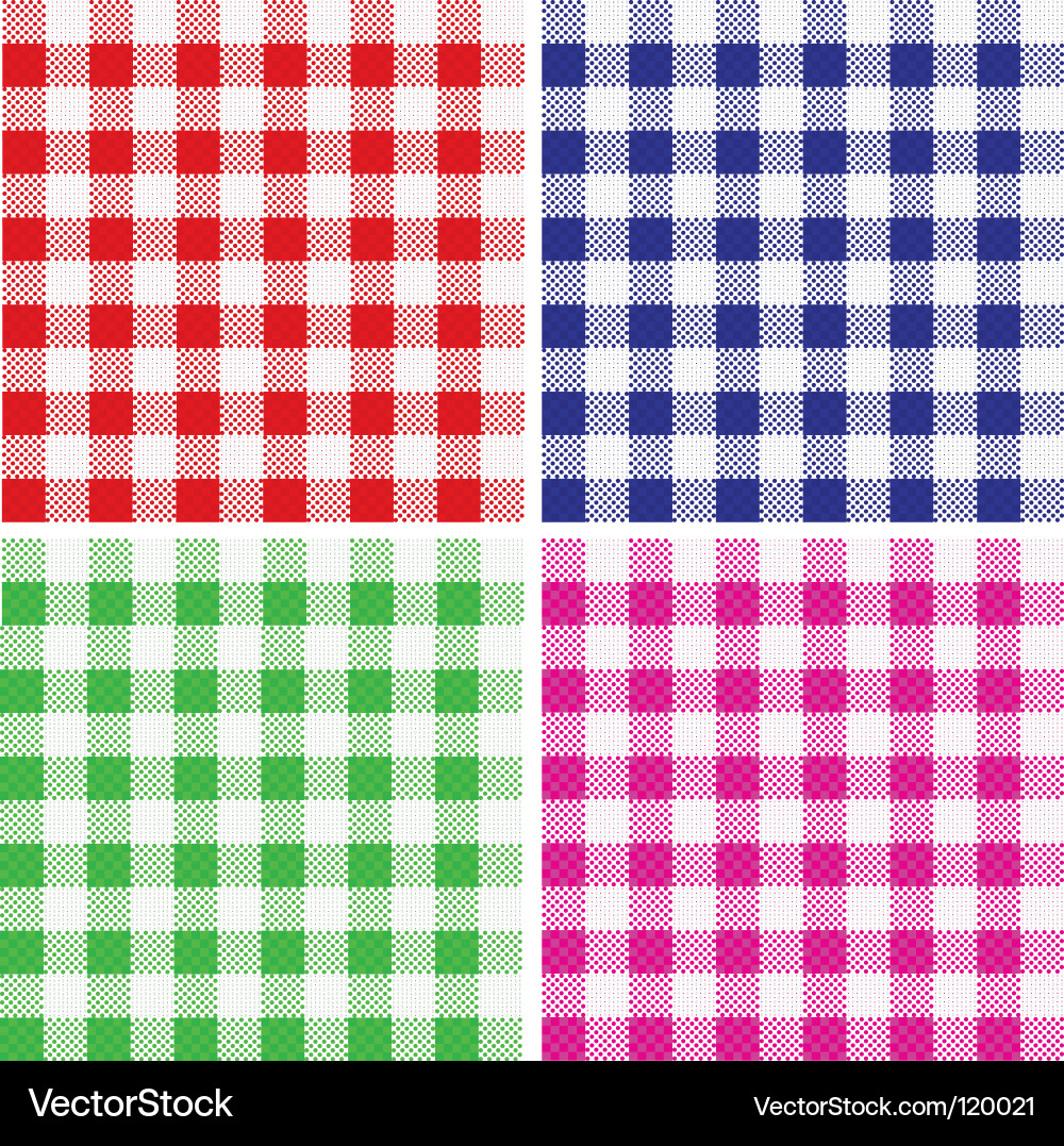 Classic Checkered Pattern Vector Image