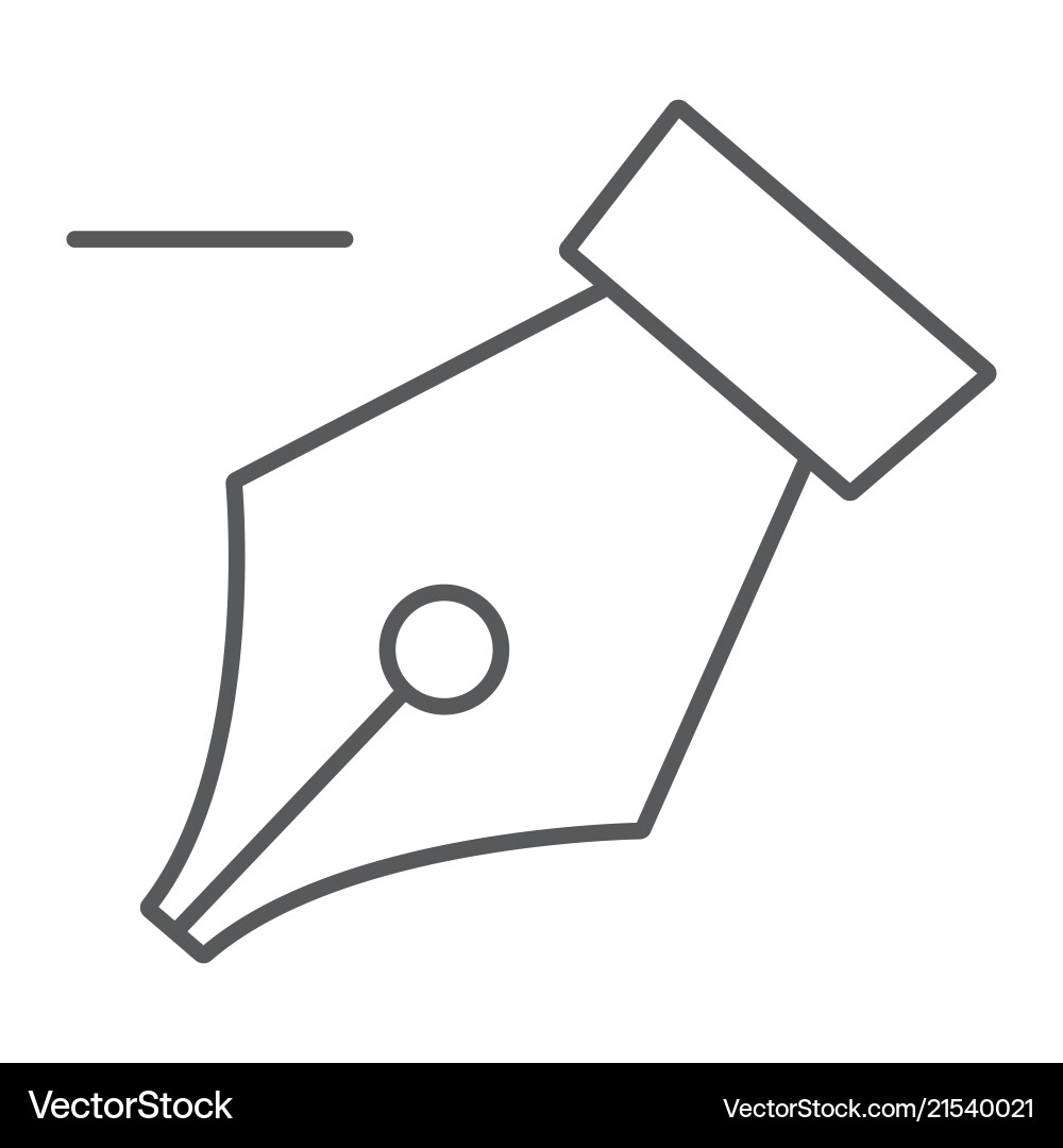 Delete anchor thin line icon tools and design vector image