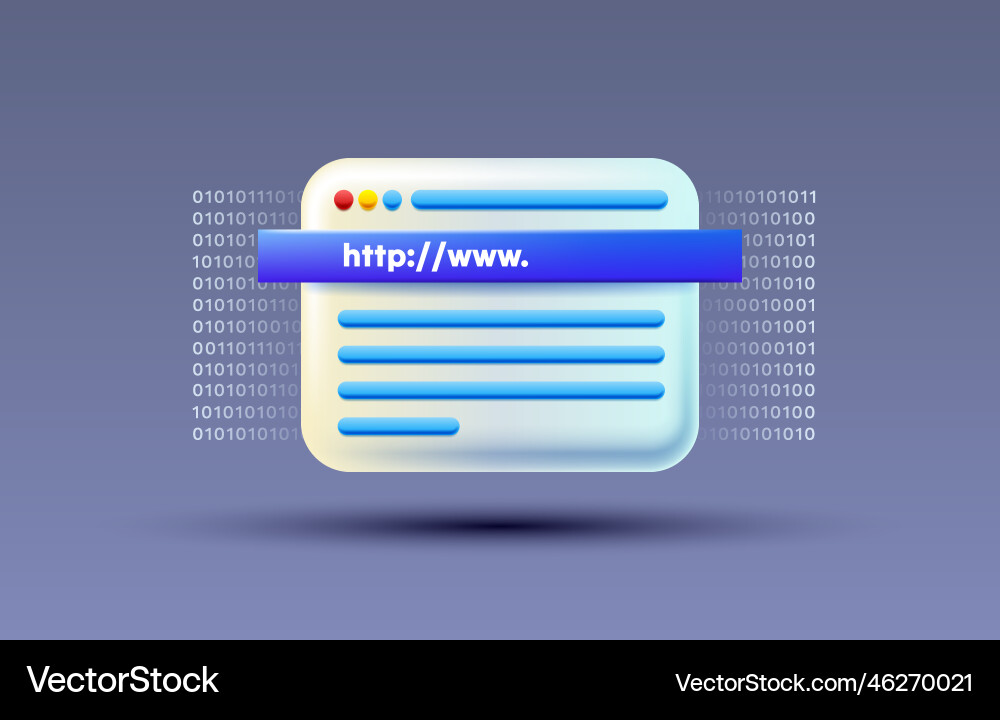 Http window web page browser global link online Http window web page browser global link online vector image