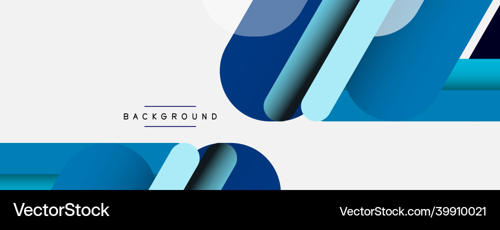 Overlapping round shapes and lines background Overlapping round shapes and lines background vector image