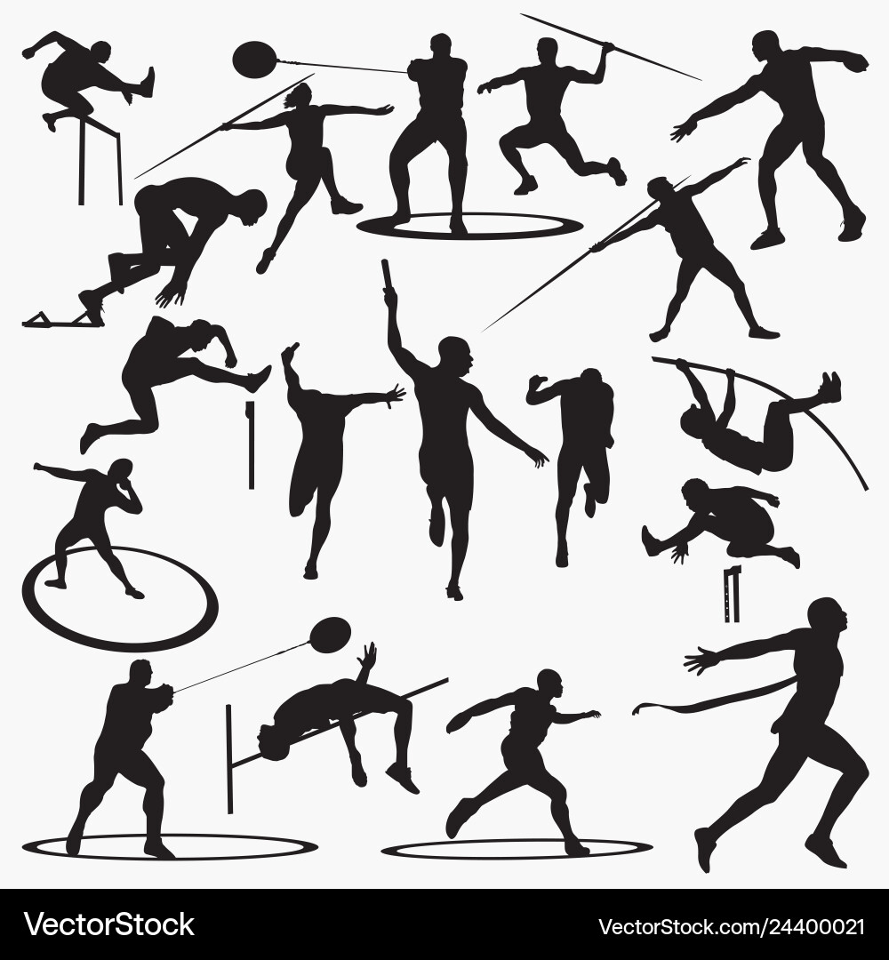 Sports Silhouettes Collection Vector Image