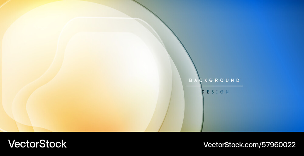 Abstract Flowing Shapes Background Vector Image
