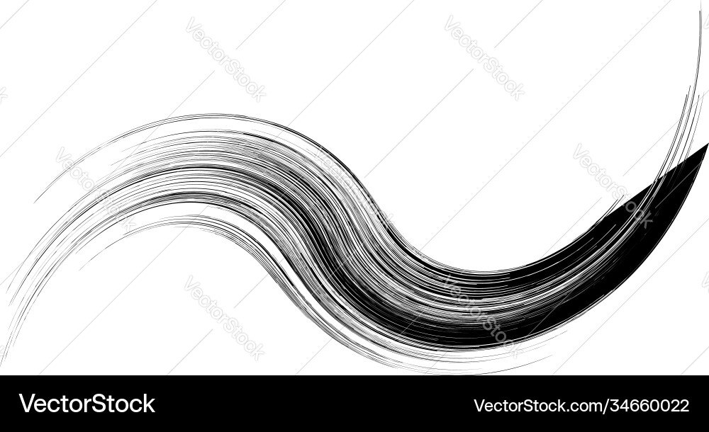 Curve rotated volute helix shape spiral swirl Vector Image