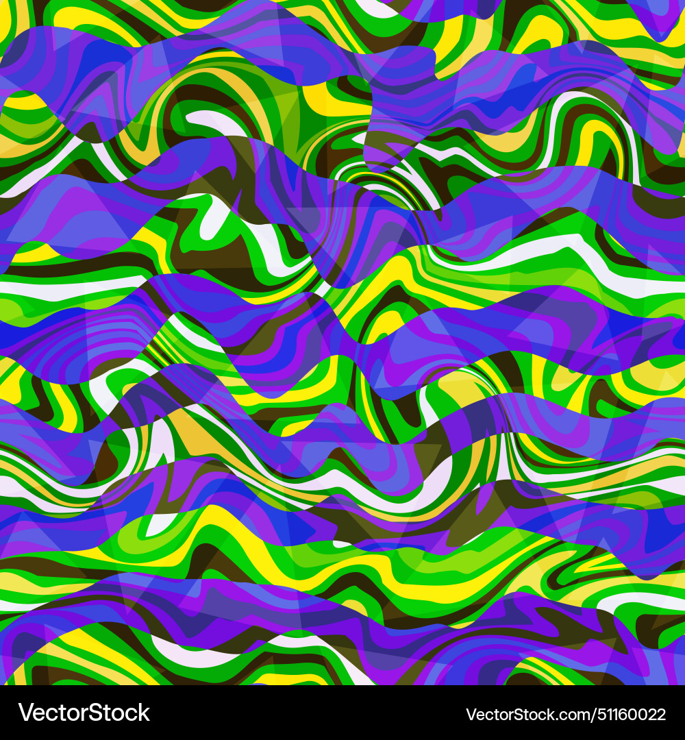 Geometric Wave Pattern Vector Image