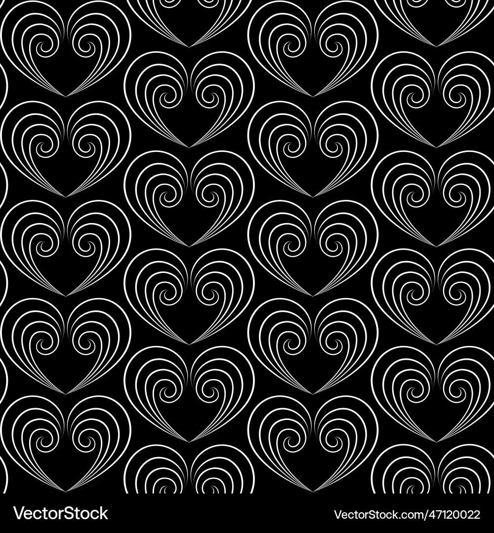 Openwork seamless pattern with curls Openwork seamless pattern with curls Vector Image