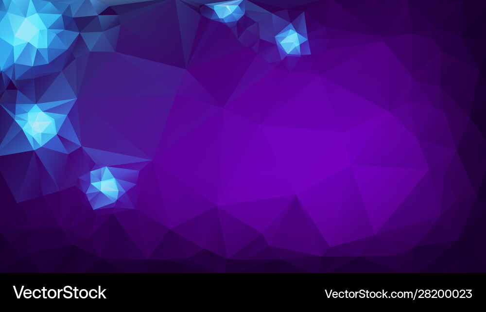 Abstract polygon pattern modern low poly triangle vector image