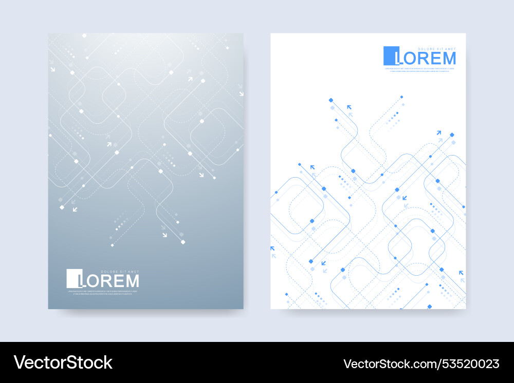 Abstract Technology Circuit Pattern Vector Image