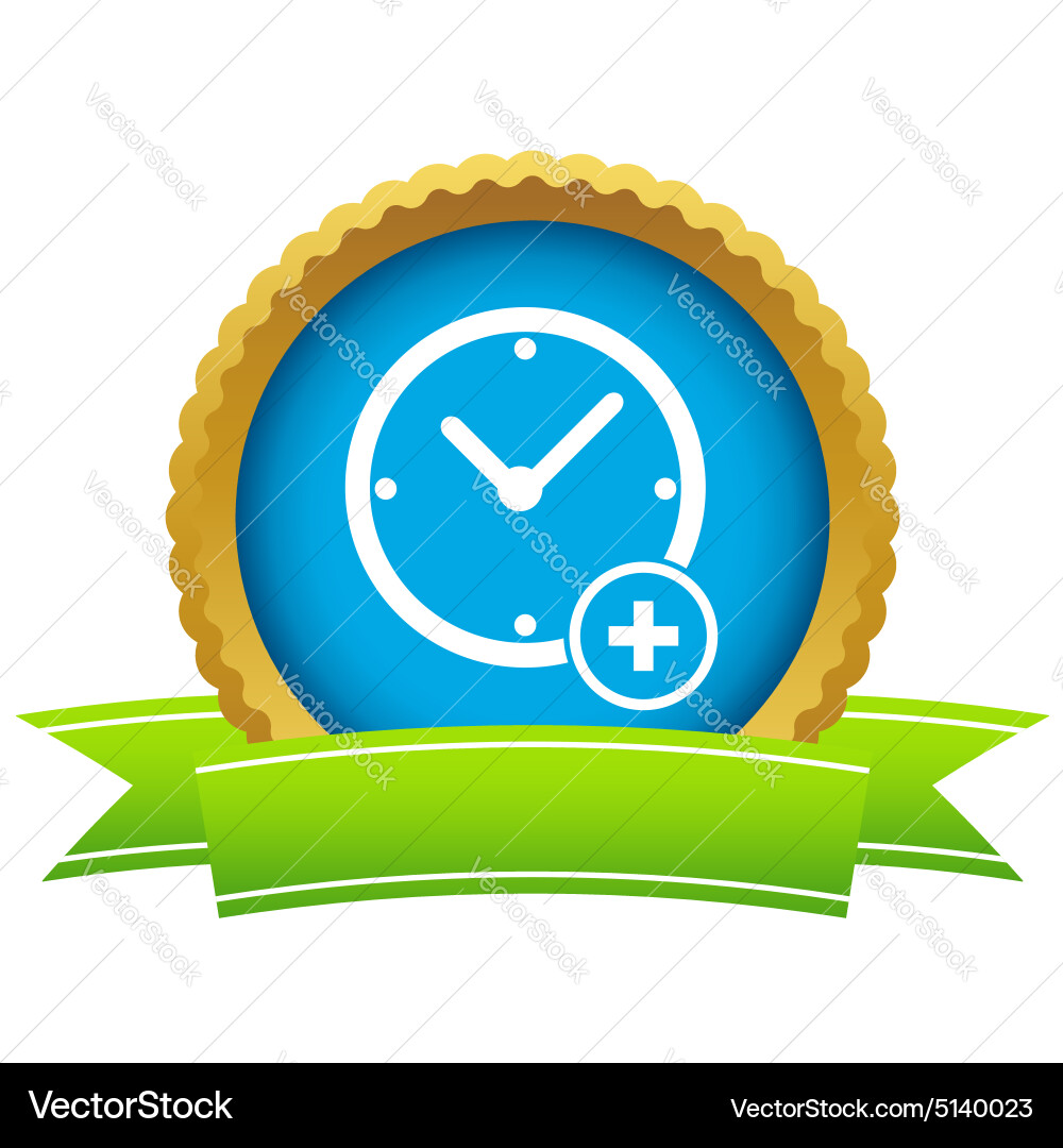 Add time certificate icon Vector Image