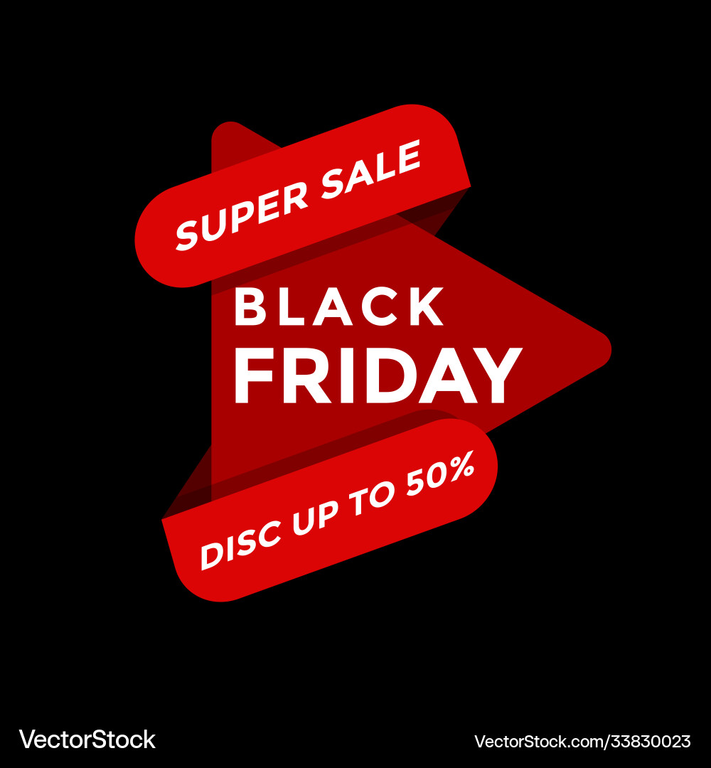 Black friday sale banner layout graphic background Black friday sale banner layout graphic background vector image