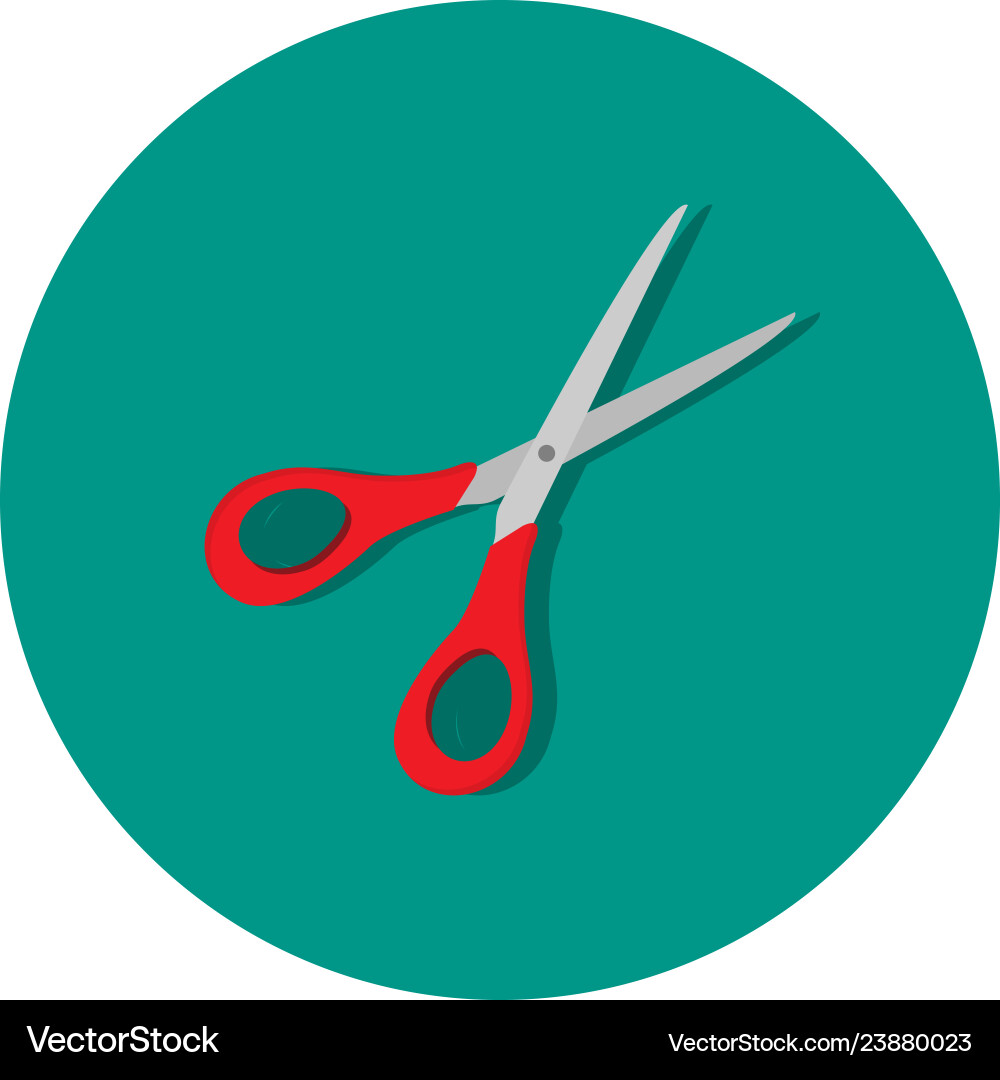 Scissors icon vector image