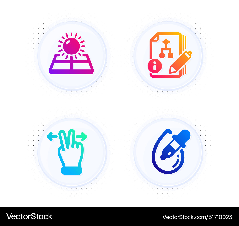 Touchscreen gesture algorithm and sun energy Touchscreen gesture algorithm and sun energy Vector Image