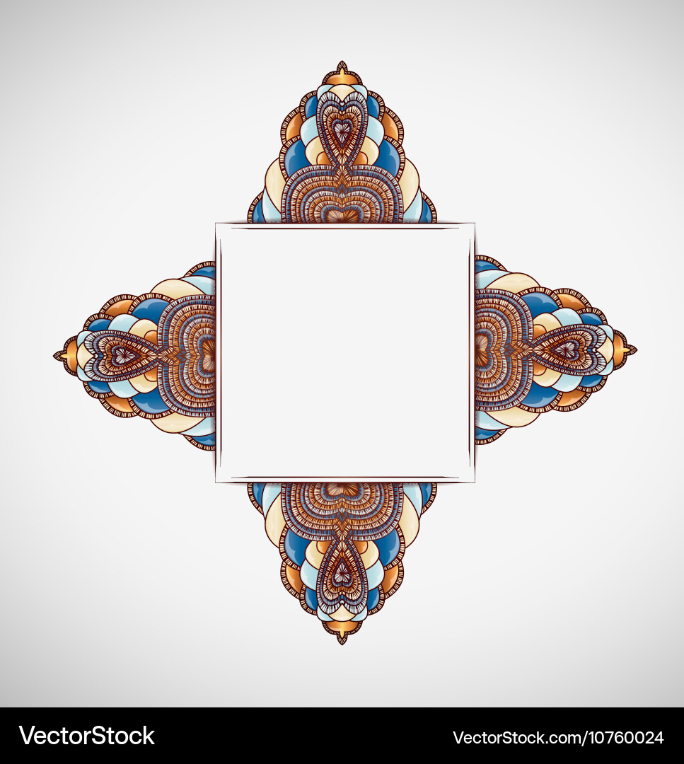 Abstract background with frame vector image
