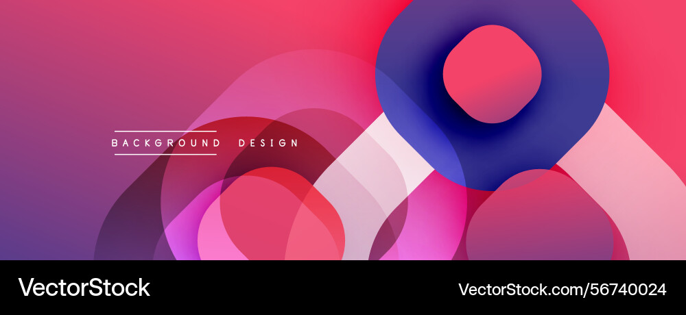 Abstract geometric shapes overlap creating Abstract geometric shapes overlap creating Vector Image