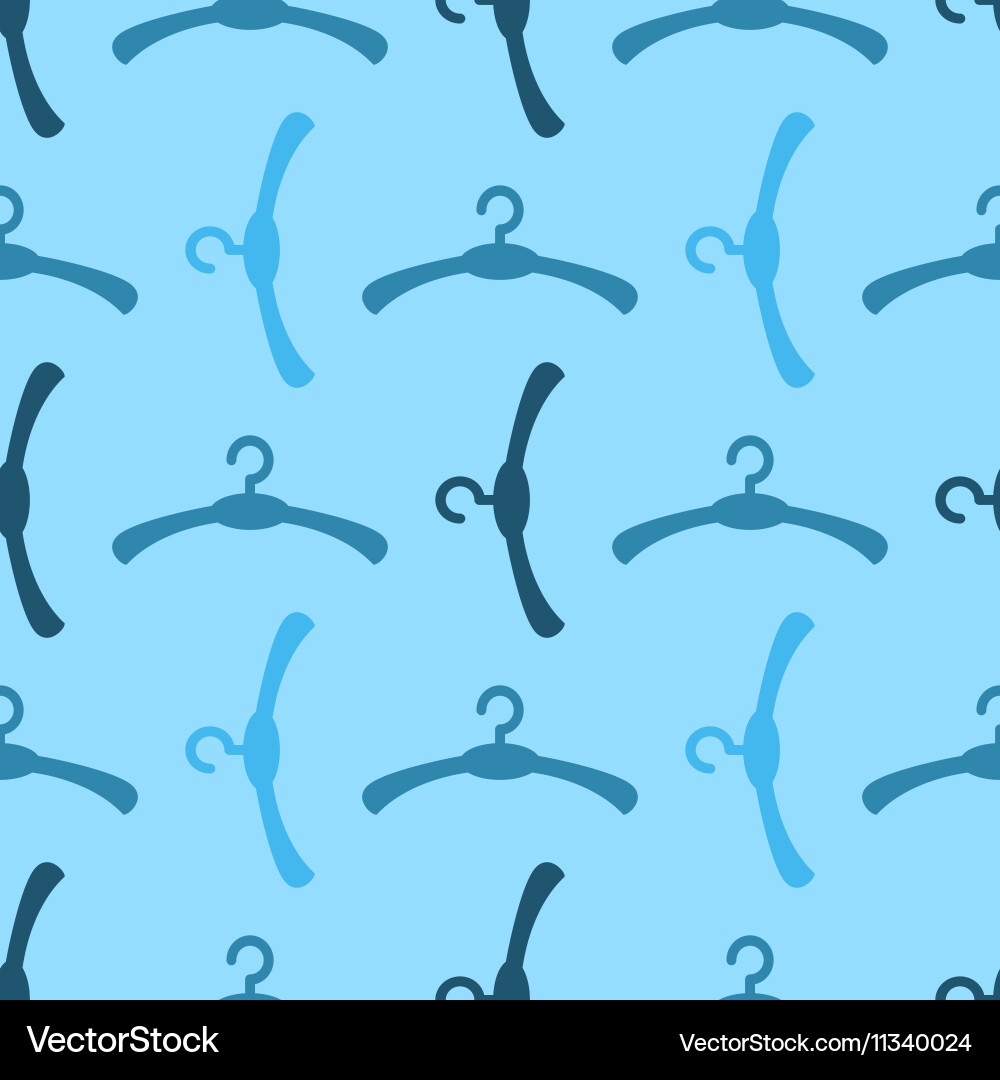 Abstract hanger seamless pattern or background vector image