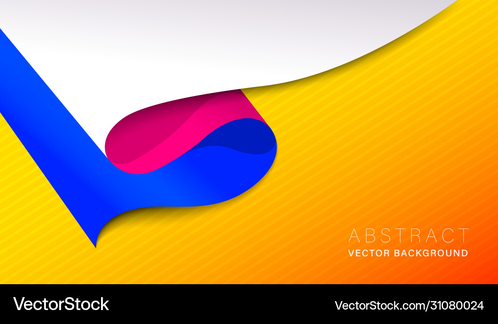 Abstract vivid color material design background Abstract vivid color material design background vector image