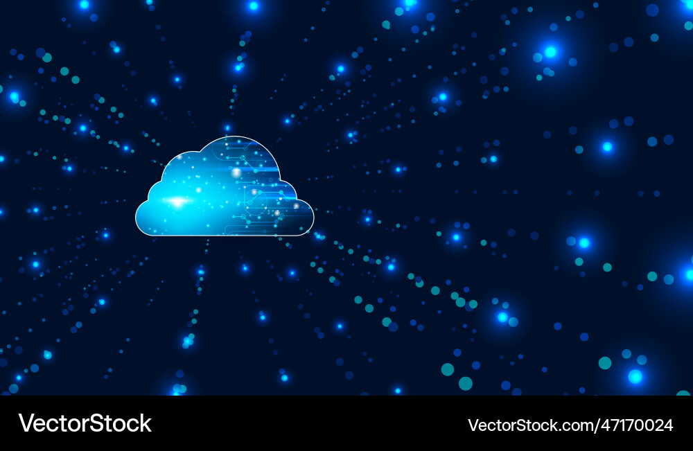 Abstrakte Cloud digitale Online-Speichersicherheit Abstrakte Cloud digitale Online-Speichersicherheit vektorbild