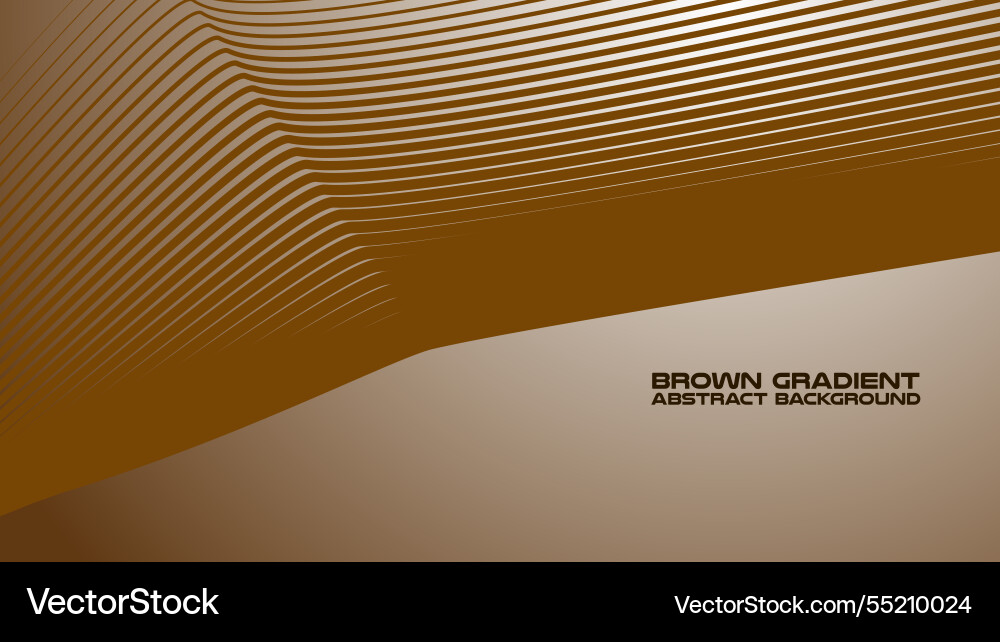 Brown gradient with curve line abstract Brown gradient with curve line abstract Vector Image