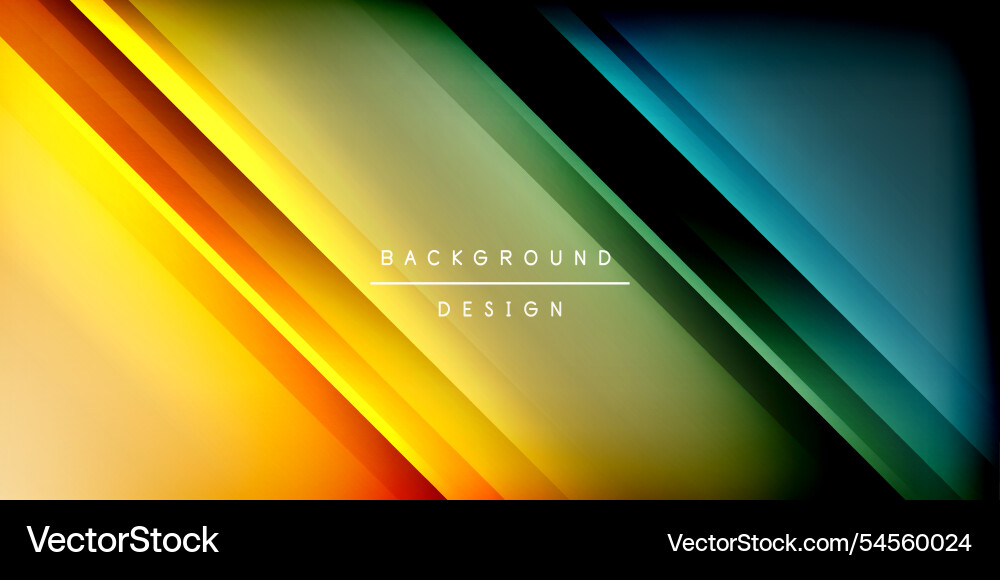 Dynamic shadow lines geometric shapes Vector Image