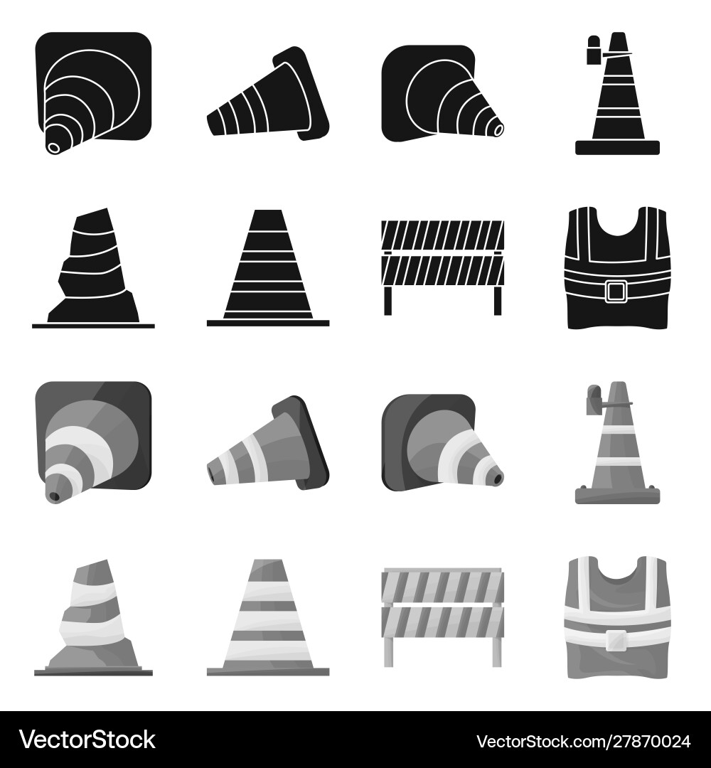 Isolated object obstacle and transportation Isolated object obstacle and transportation vector image