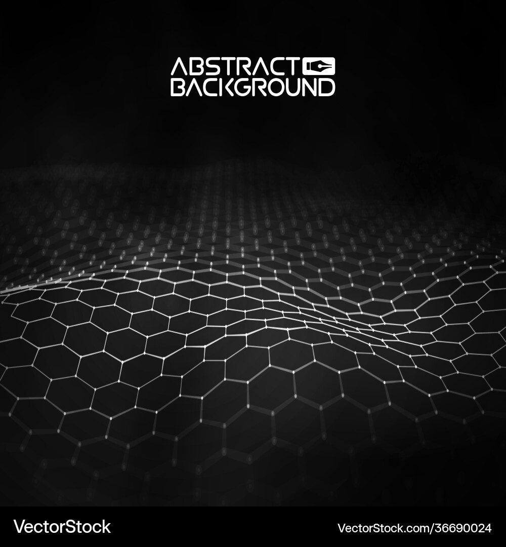 Network connection concept black background Network connection concept black background Vector Image