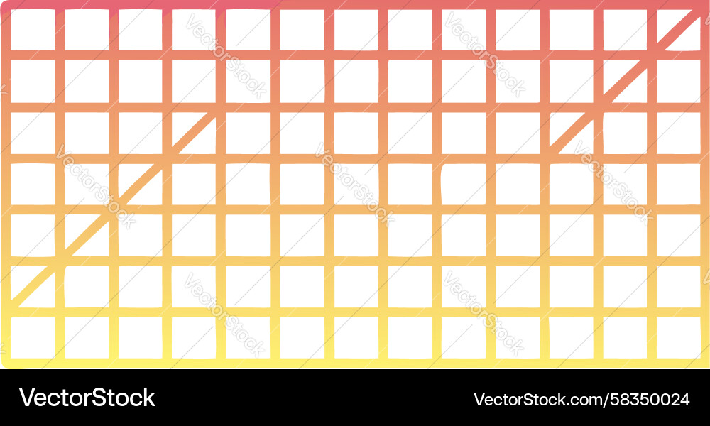 Orange Red Gradient Grid Background Vector Image
