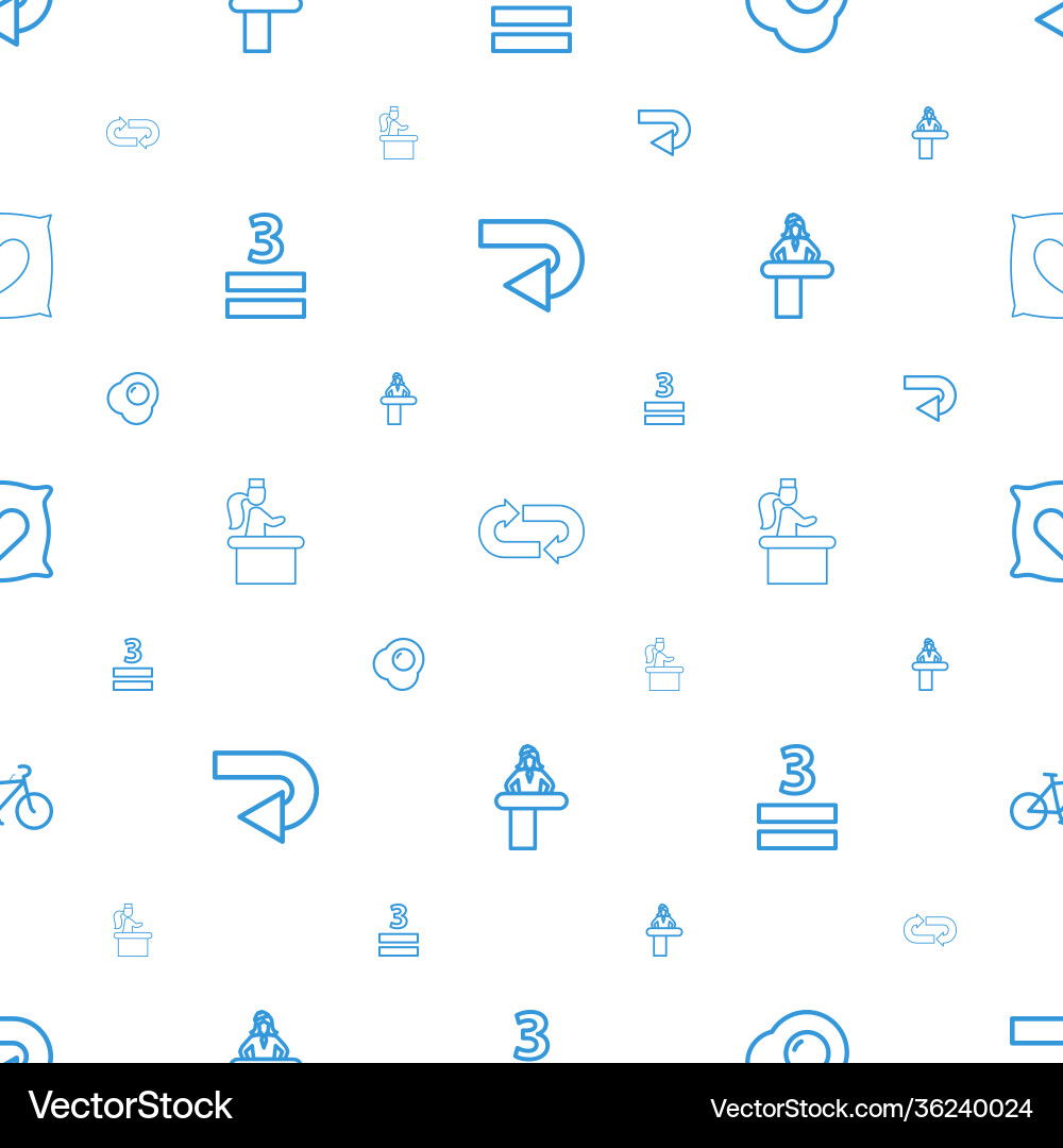 Over icons pattern seamless white background vector image